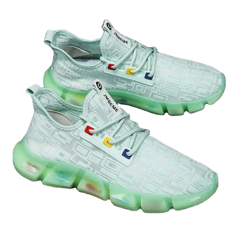 

Breathable female casual ladies sneakers for women Men's Sports Shoes Footwear 2020 new arrivals Men Women's Fashion Sneakers, White,green