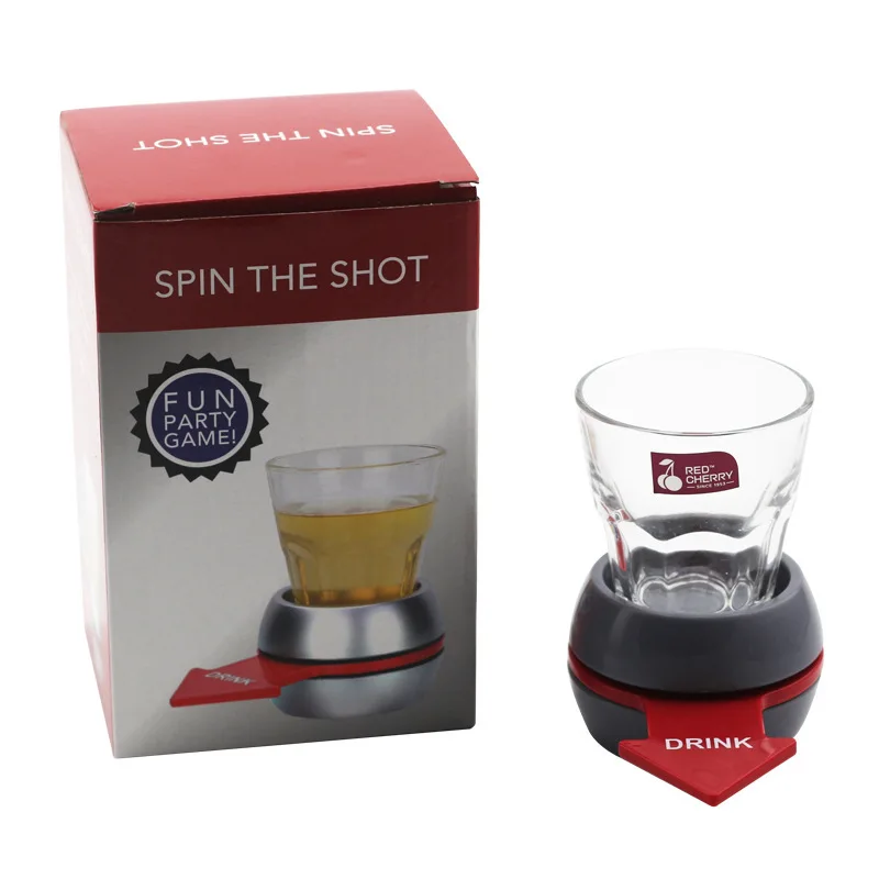 

Spin the shot creative bar entertainment venue pointer table penalty wine set shot drinking game