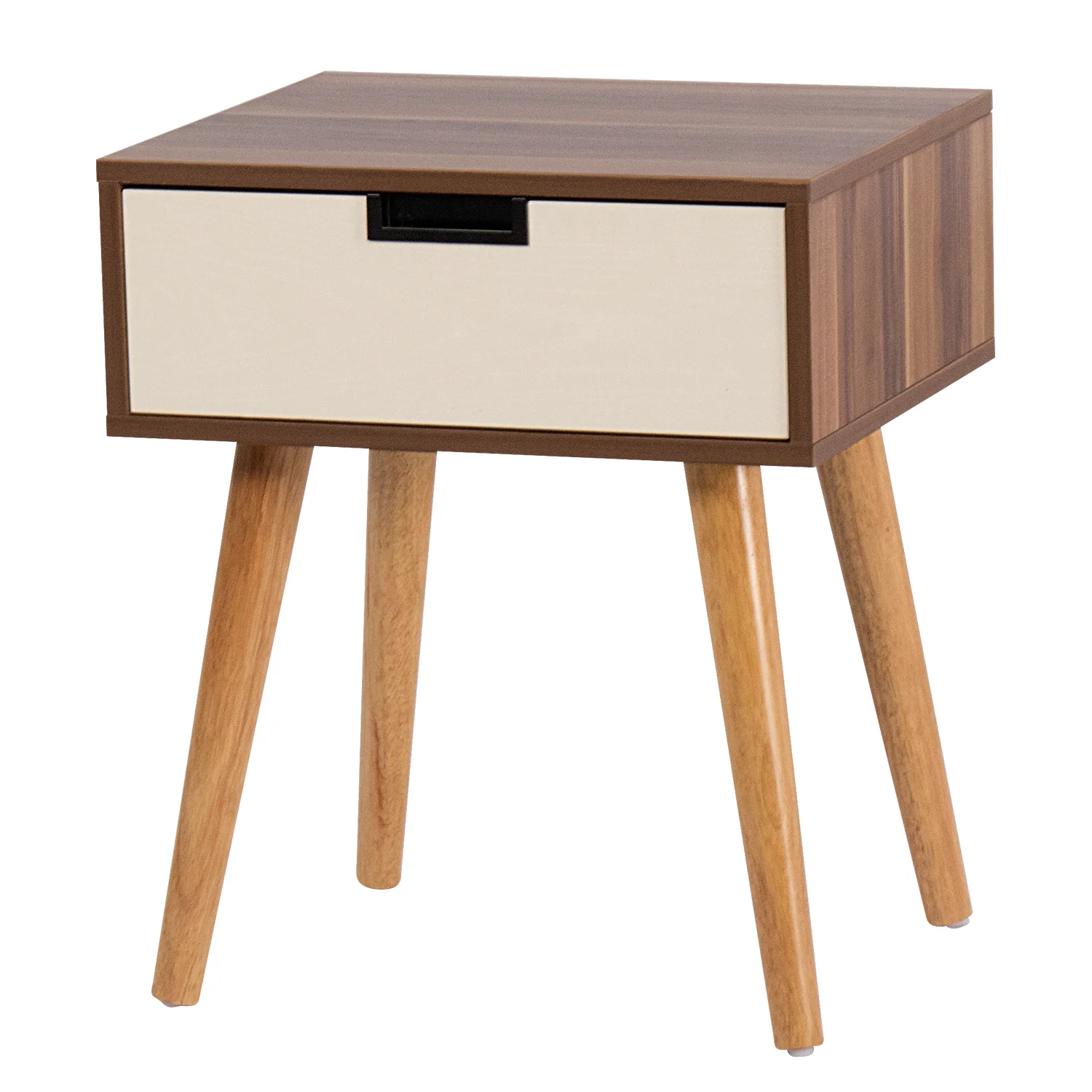 

USA UK Price Night Stand Home Source Bedside Table Oak 1 Drawer Bedside Cabinet