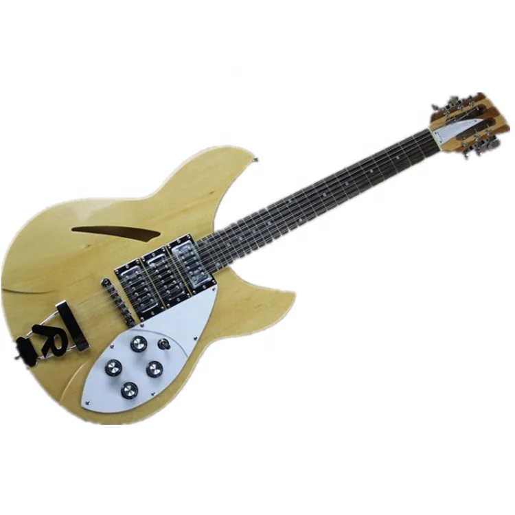 

12 Strings Original Body Electrical Guitar Electrical Guitar 6 String with Semi-Hollow Body