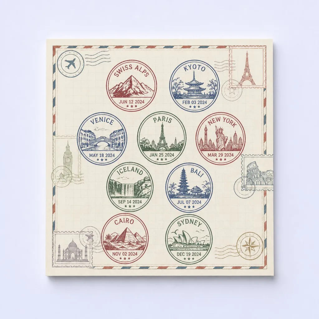 Souvenir Stamping Impressions