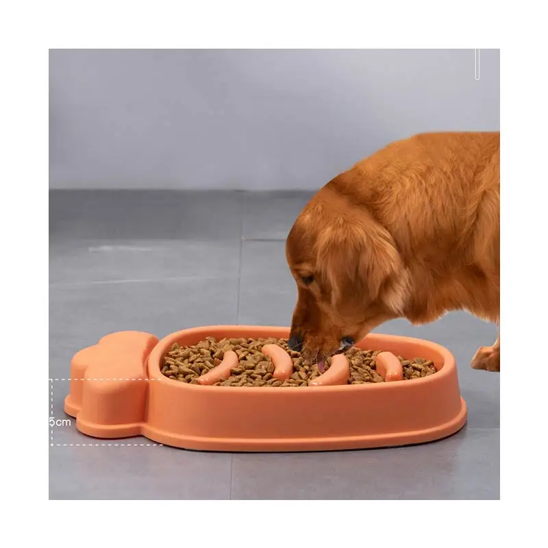 

Amazon Hot Sale PP Multicolor Carrot Feeding &Amp Feeders Dog Bowl Slow Feeder Pet Bowls, Orange,blue,green,yellow