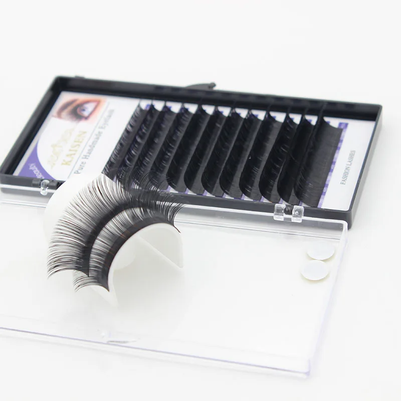 

Professional wholesale private label luxury package high quality best price 0.07 D curl mix length soft eyelashes extension