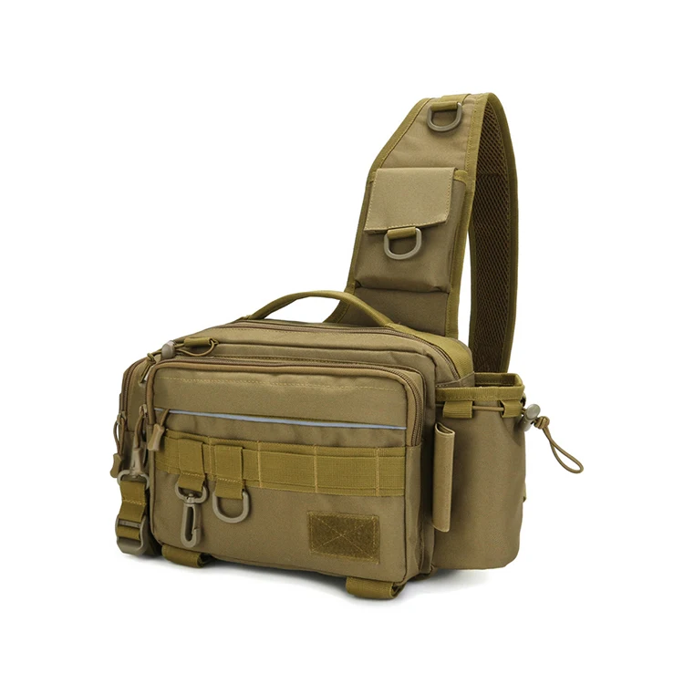 

Large Capacity Outdoor Waterproof Polyester Fishing Tackle Bags multifunctional fishing Waist Bag, Customized color