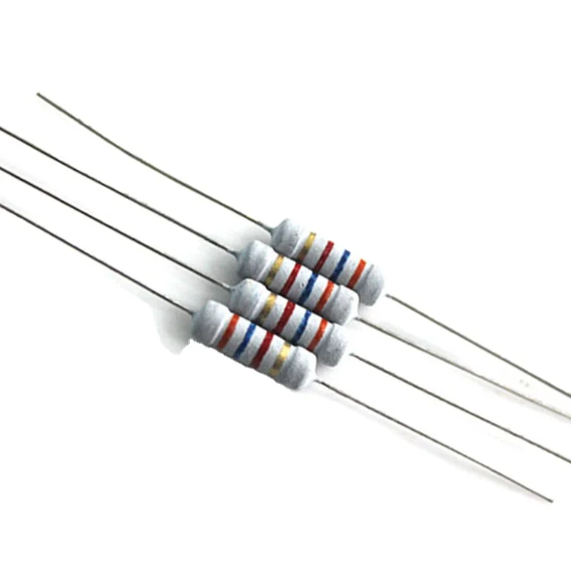 

High Quality Carbon Film Resistor 1.2K 470K 190K 1W 2W 1/6W 5% Cheap Four Color Ring Resistor