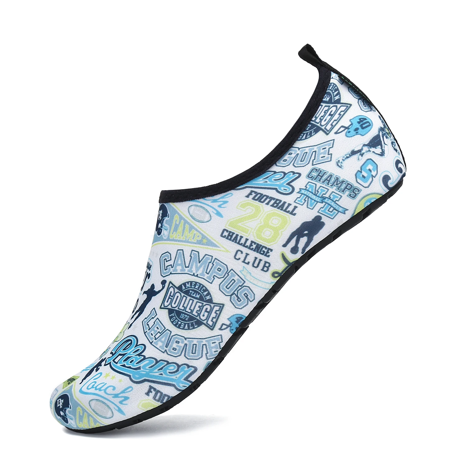 

Men Outdoor Sports Shoes Women Swimming Pool Sock Shoes Stock, Colorful