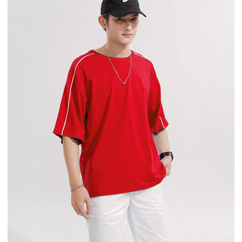

Hip-Hop Oversized Drop Shoulder Street Style T shirt For Man