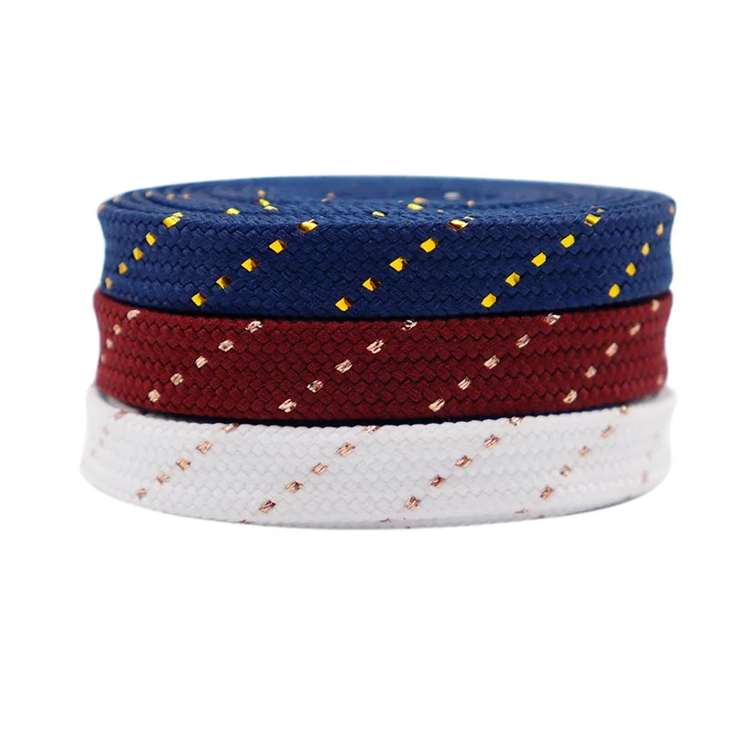 

Weiou Manufacturer New Arrivals 3 Colors Optional Flat Metal Wire Shoelaces For jordans And yeezys Casual Shoes, Customized