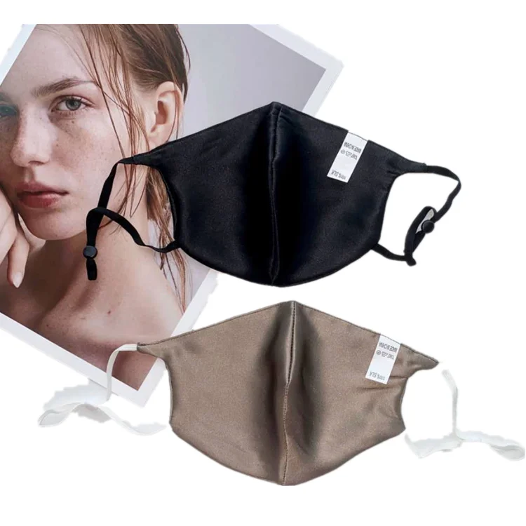 

Silk ma sk Female summer thin sunscreen mask breathable double silk sunshade ma sk