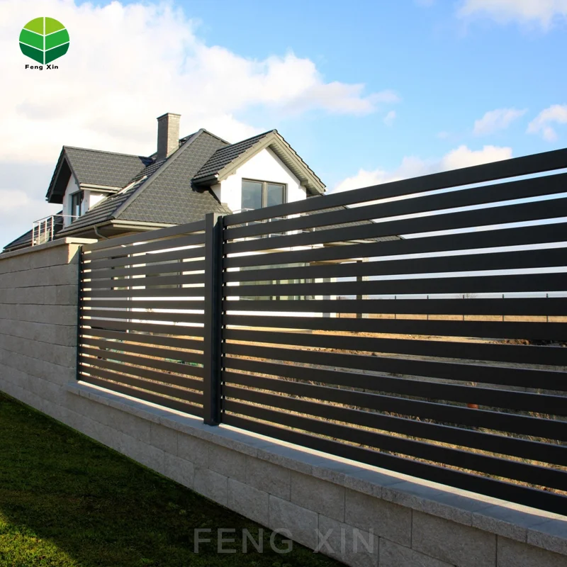 

Outdoor Modular Fencing System Cheap Metal Panels Electric Door Farm Garden Fencing Aluminum Fence