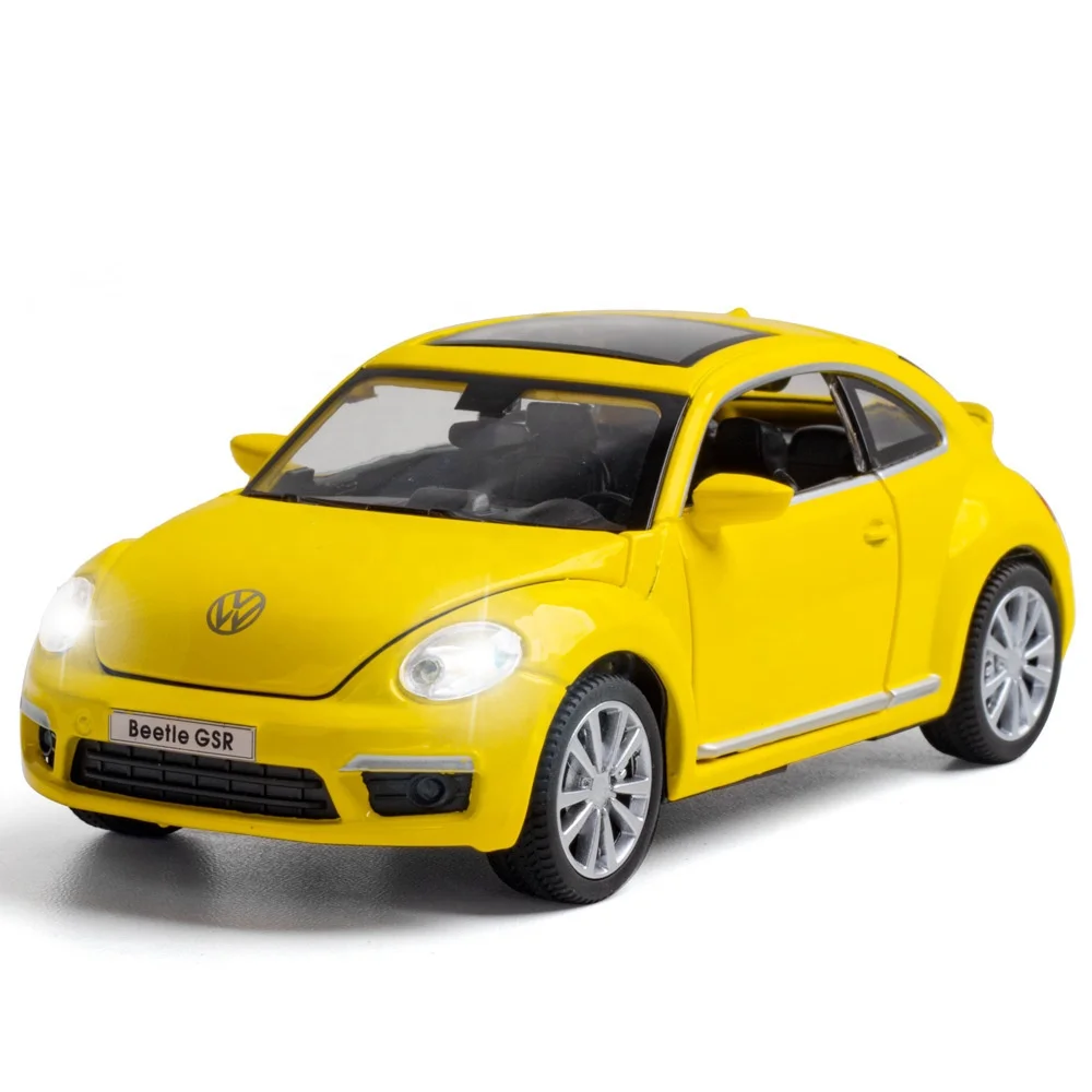 

Doublehorse VW Beetle1/32 Scale Racing Alloy Models Vehicle Diecast Model Sound And Light Car Model Ornaments