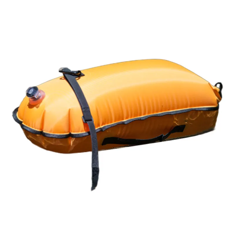 

inflatable waterproof dry bag swimming buoy, High visable, orange/pink/yellow