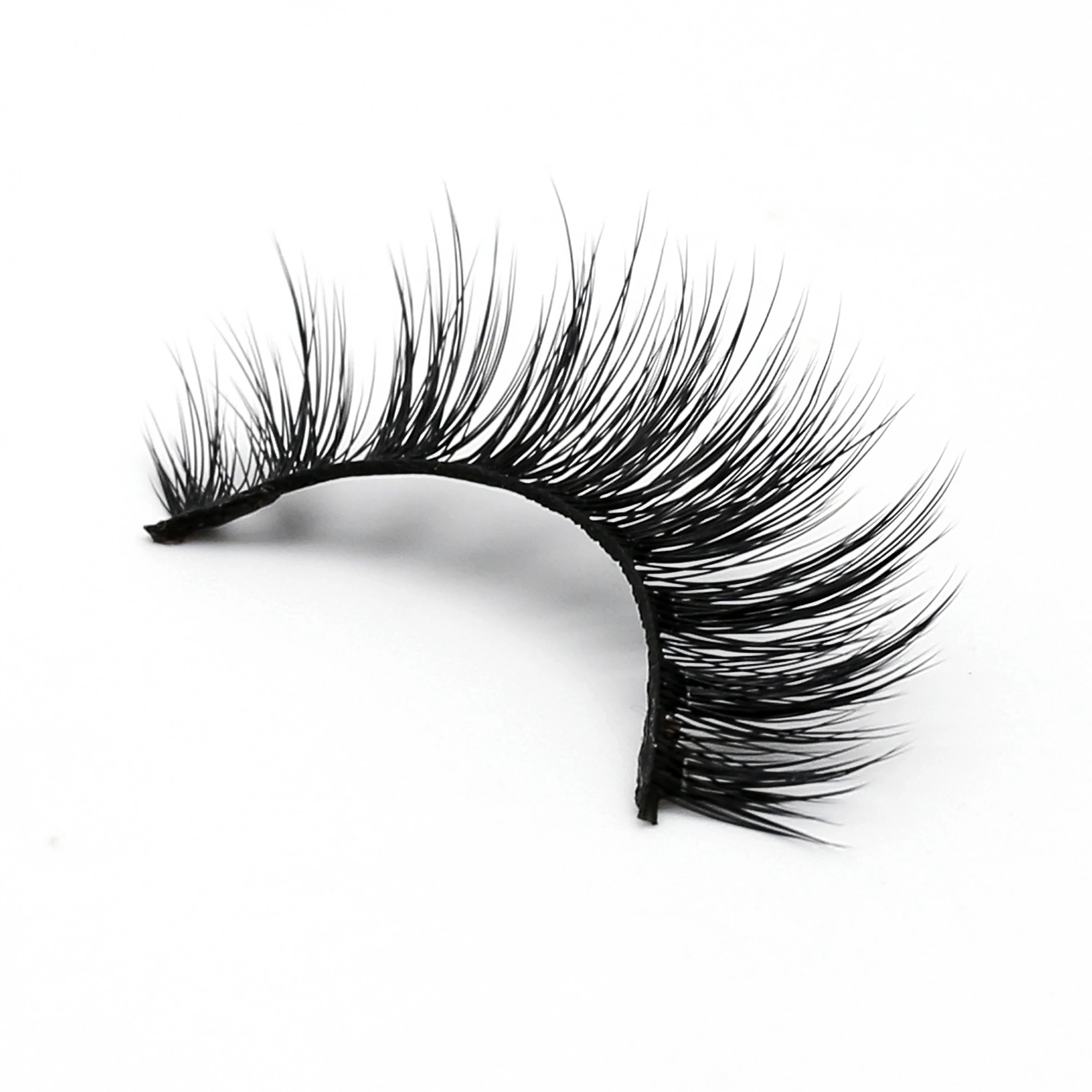 

Ready to ship hand made 3D faux mink eyelashes natural false eyelashes, Black