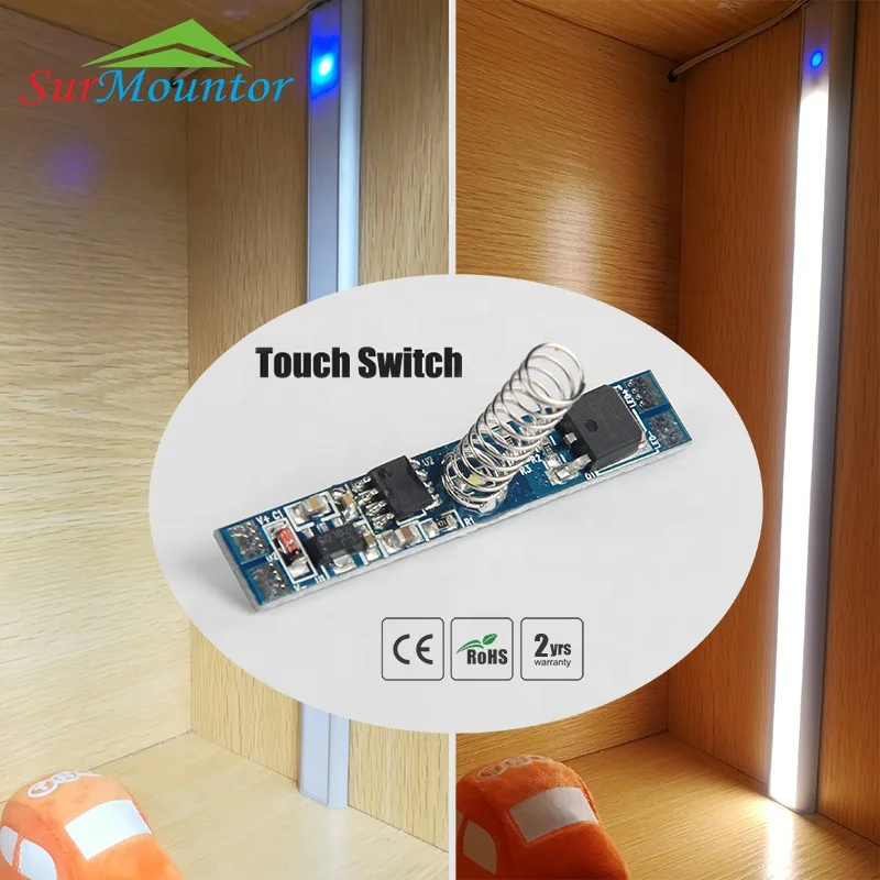 China Hinge Touch Dimmer Switch 8mm Pcb Sensor 24v Dc 12v