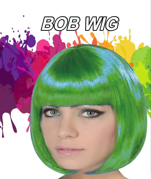 

Women Synthetic Wigs BOBO Wig Fancy Dress Lady Sexy Short Straight Bobo wig