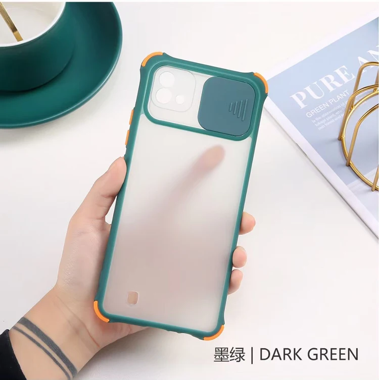 

Colorful Frosted 2in1 Airbag Design Shockproof Skin Feeling Push Window TPU PC Mobile Phone Cover Case For Samsung Galaxy J2