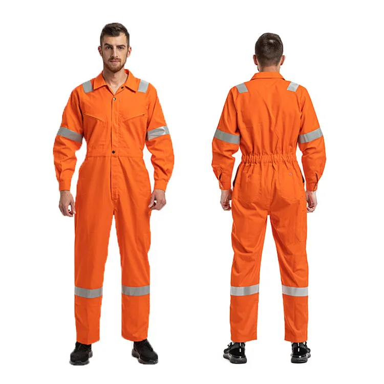 

OEM service customize welder safety clothing overall use reflective tape work clothes for industrial construction work clothes