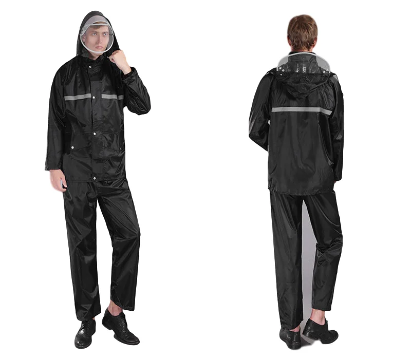 

Hot sale black hi vis waterproof overalls safety high visibility clothing