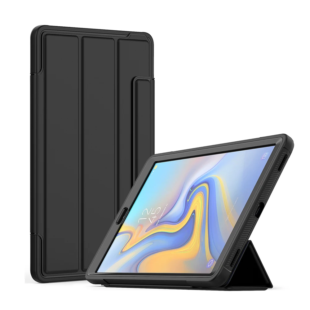 

Smart Cover For Samsung Galaxy Tab A 10.1 Inch SM-T510 SM-T515 Auto Wake/Sleep Foldable Megnetic Tablet Case Pencil Holder