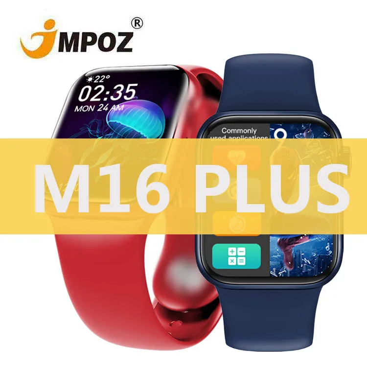 

Reloj inteligente series 6 smartwatch heart rate blood bracelet wrist band fitness track smart watch m16 plus M16+ wrist band