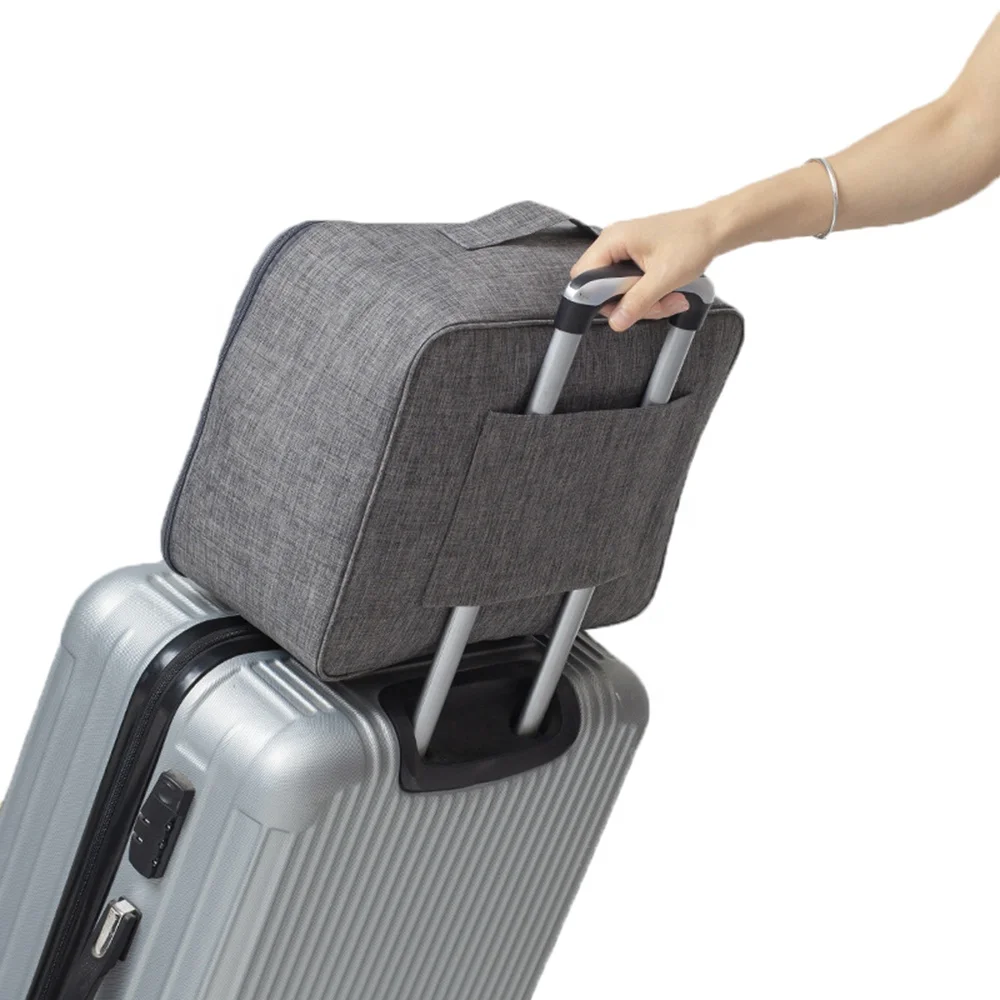 

Large Capacity Clothes Packing Cube Travel storage bag, Gray,black