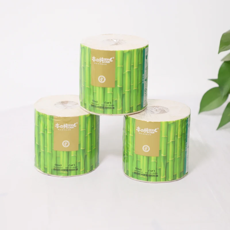 

toilet paper tissue rolls Wholesale 3 Ply bamboo toilet paper toilet paper manufacturer, White