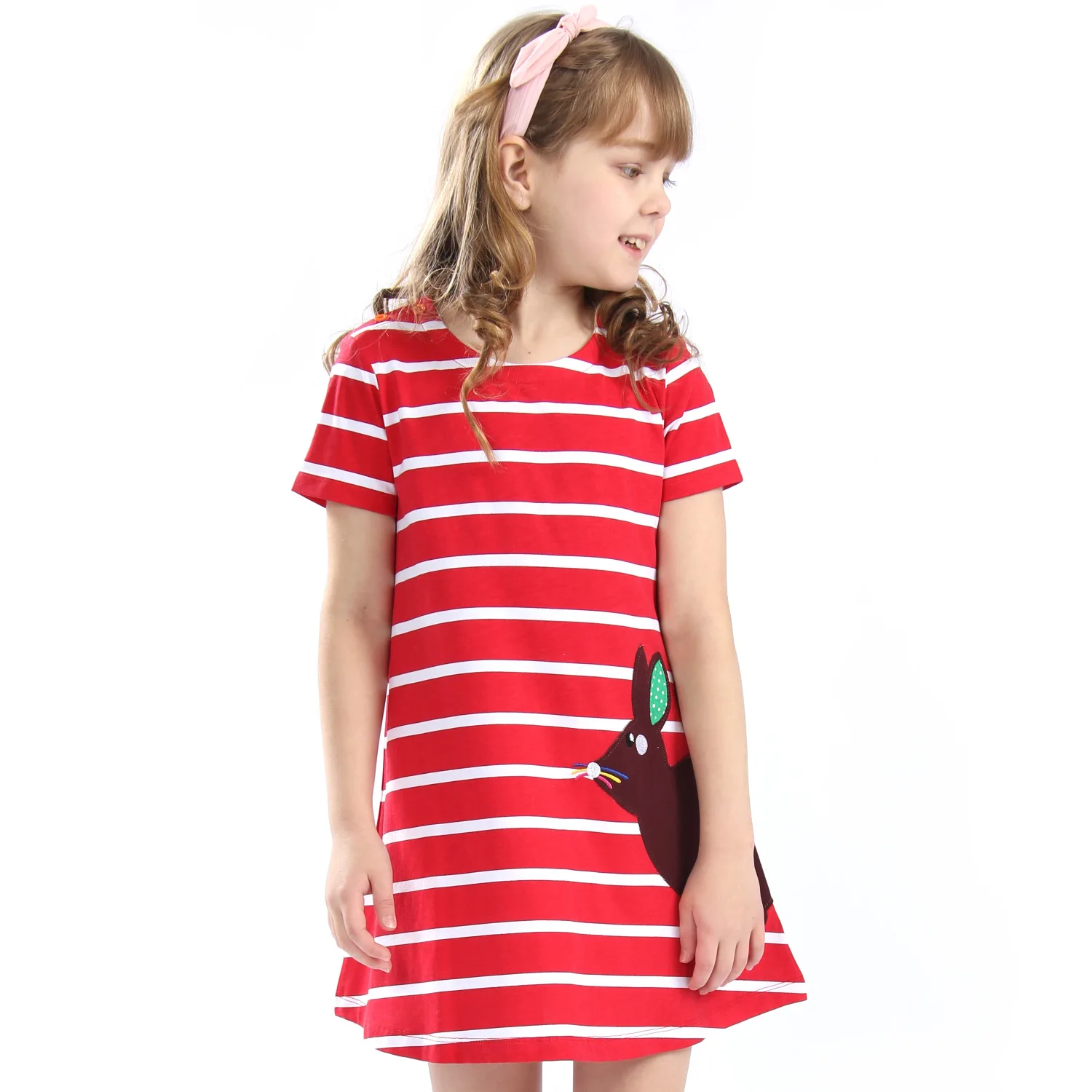 

Baby Dresses Tassel Causal Design Princess Dress Kids Clothes Children's Clothing, Red