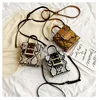 Inst Snakeskin Leather Women Shoulder Bags Crossobody Purse ,Mini Box Fancy Lady Handbags For Women