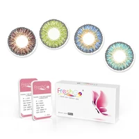

Freshgo magic color contact lenses 1 Year soft contact lenses 14.50mm Diameter for big eye Honey colored contacts
