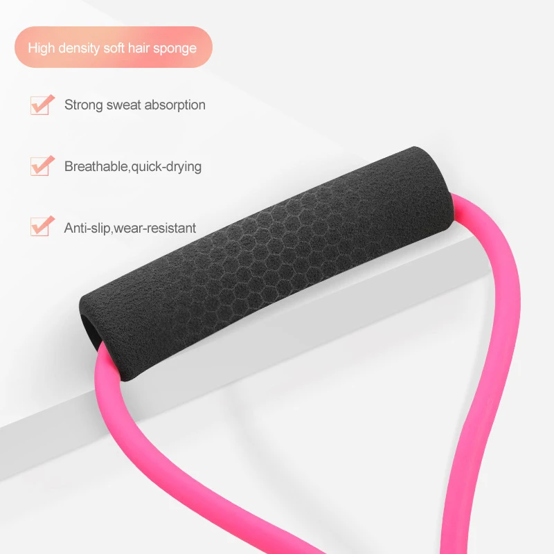 

8-type stretcher sit up arm muscle men's and women's home chest expansion elastic rope tension rope fitness equipment, Red, purple, black,yellow,other