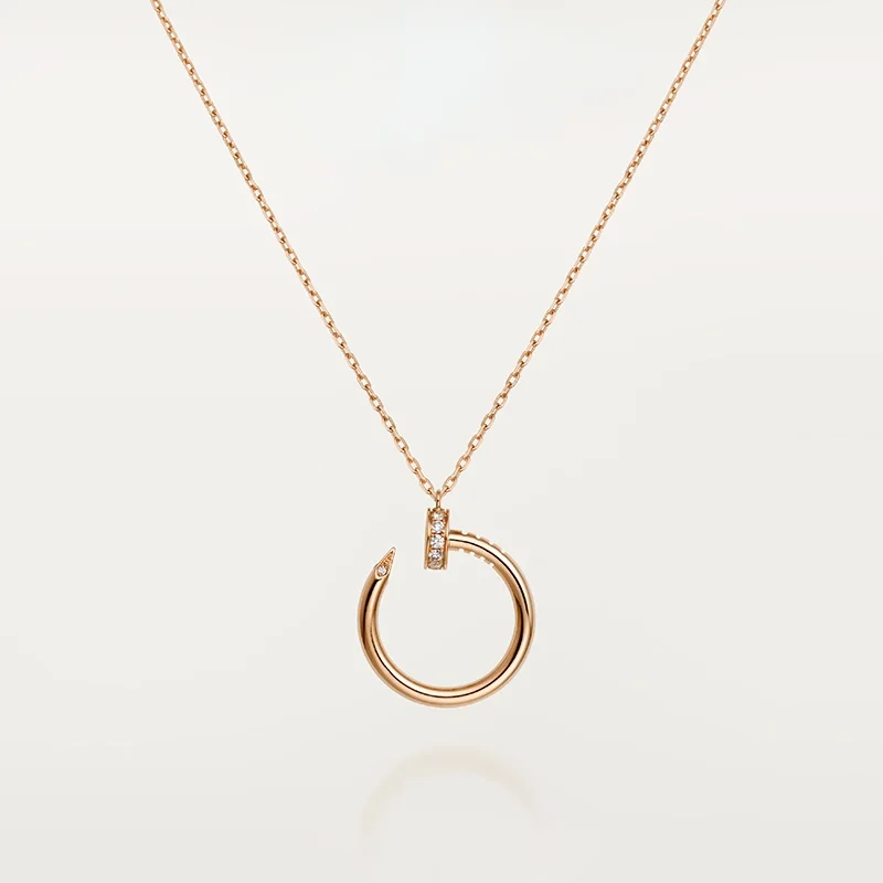 

Fine Jewelry New Couple Necklace Juste Un Clou Women'S Nail Series Necklace