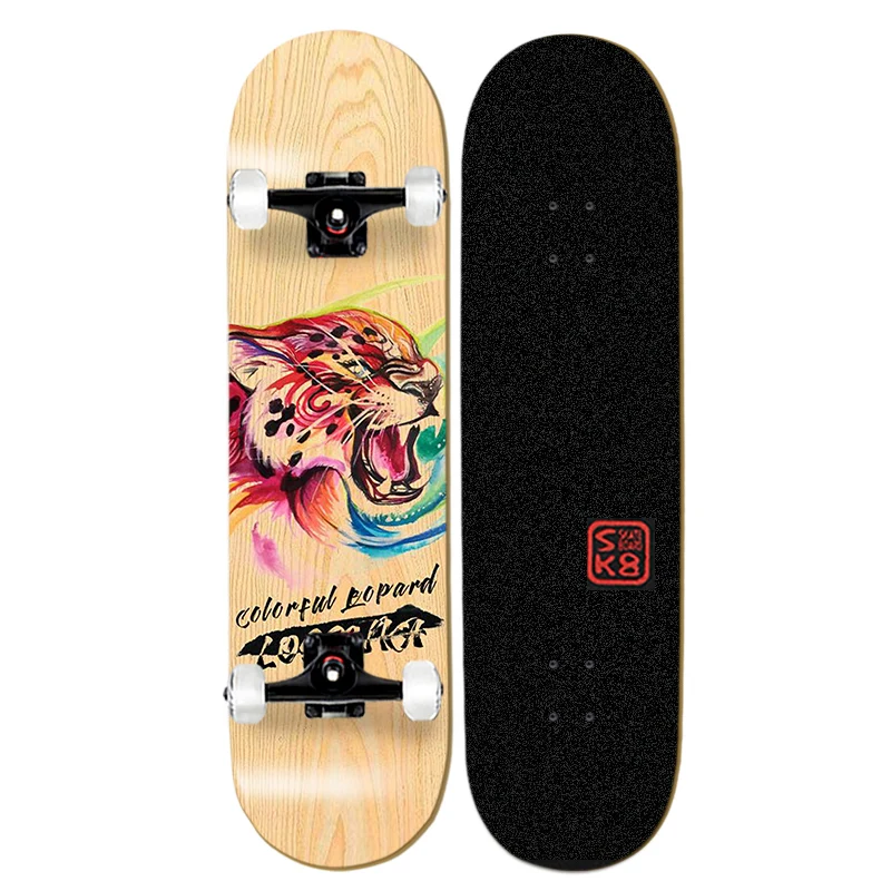 

Ardea 31inch vierge deck skateboard Truck Wave Board Waveboard Skateboard Wheels Double rocker skateboards, Customized color