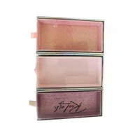 

Drawer type push pull packing box with window top grade makeup 3d mink eyelash boxes