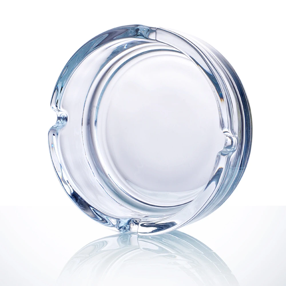 

Hot Sale Crystal Cheap Clear Glass Ashtray, Customized color