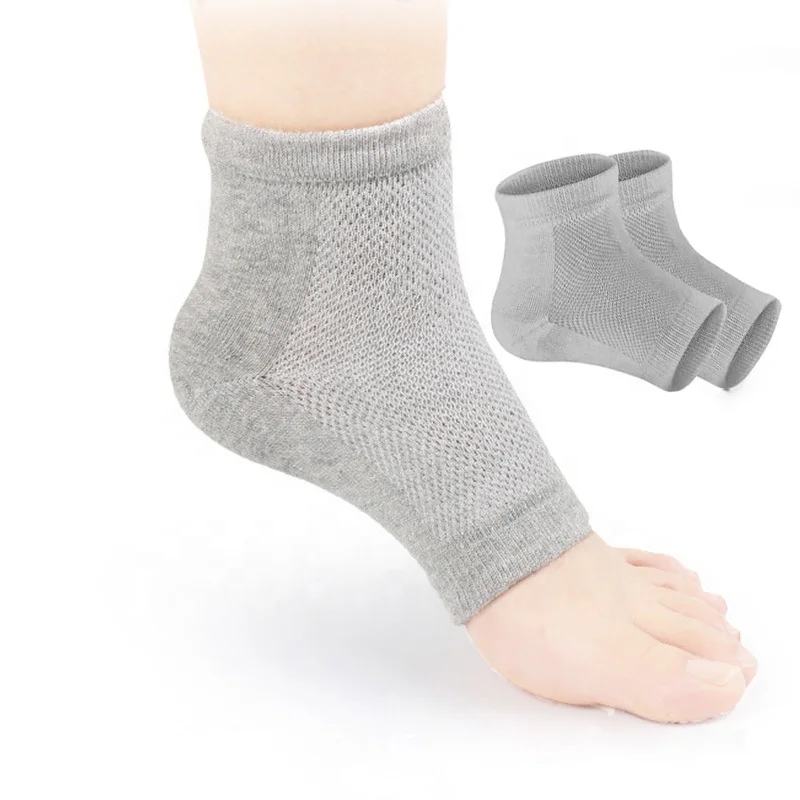 

Gel Socks For Dry Cracked Feet Moisturizing Heel Socks Gel Lined Toeless Spa Socks to Heal and Treat Dry, Cracked Heels, Customised pantone color