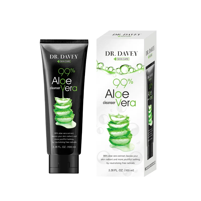 

Roushun Aloe Vera Face Wash Foam Facial Cleanser whitening skin Moisturizing Firming oil control, Milk white cream
