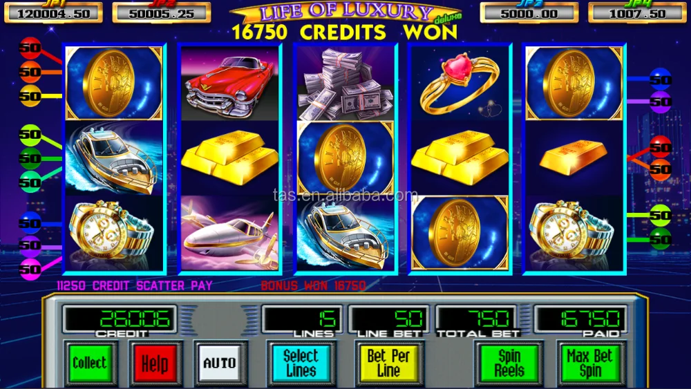 life of luxury slot machine wms gaming