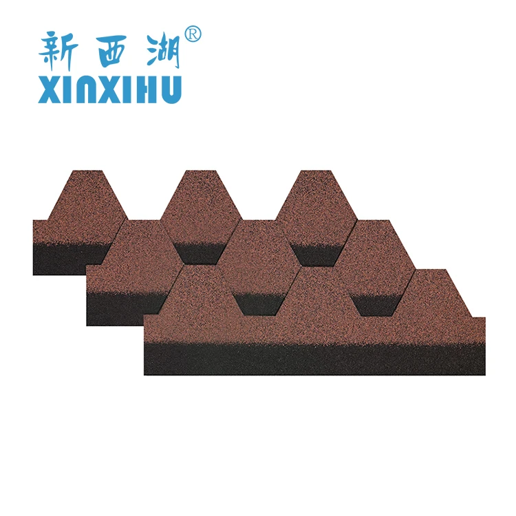 
Fireproof Construction Materials Bituminous Tile Mosaic Hexagon Asphalt Roofing Shingles 