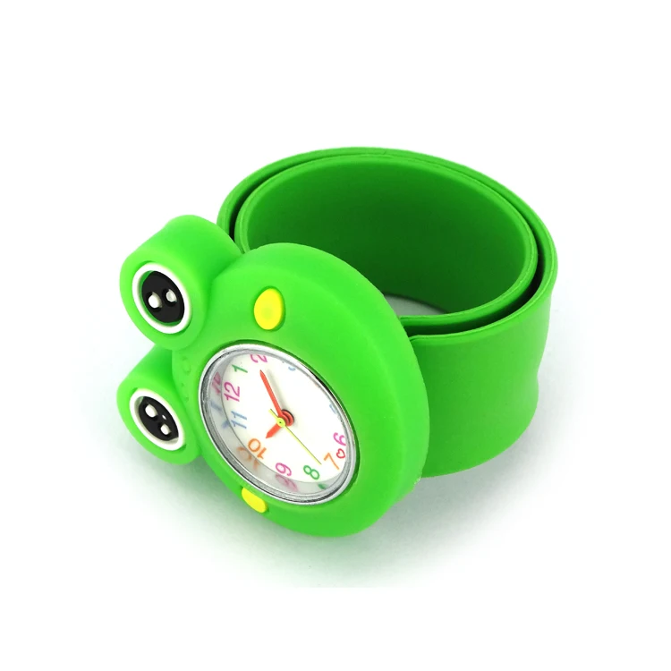 

Latest cute cartoon kids silicone watches slap wrist watch