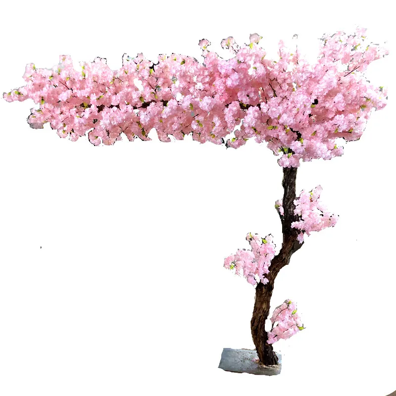 

1-3 meter height factory price cherry blossom tree indoor artificial flower sakura, Green color