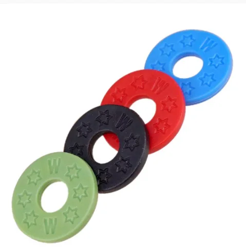 

8Pcs/set Guitar Strap Buckle Gasket With Lock Lock Washer Guitar Protection With Block Rubber Pad Washer Guitar Parts, Color