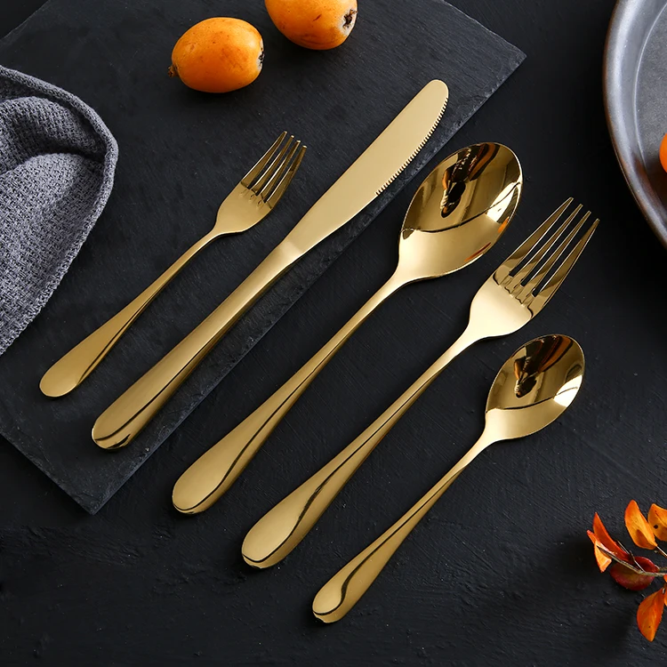 Wholesale Gold Plated Flatware Set,Cutlery Stainless Steel