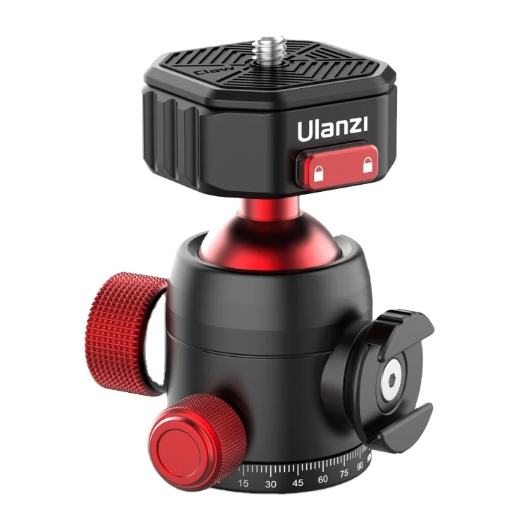 

Ulanzi U100 Claw Quick Release Ball-Head Tripod Adapter 360 Degree Rotation with Cold Shoe Base Mount