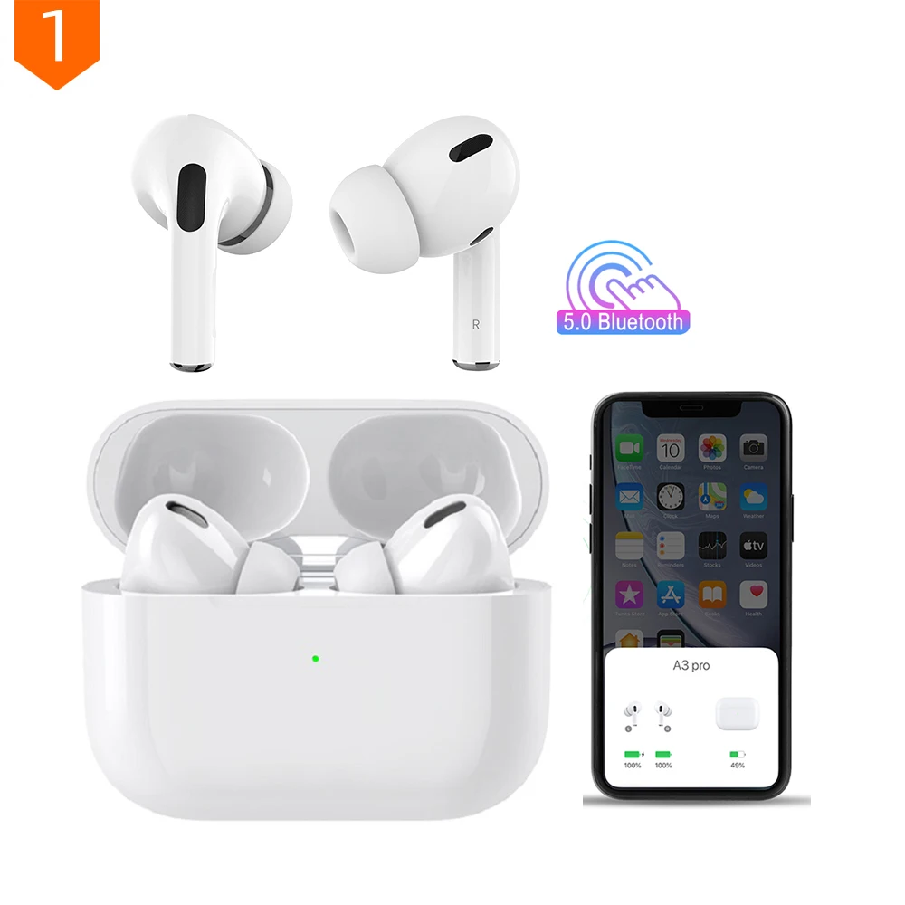 

2021 Hot Selling Top Quality Original A3 Pro Earphones Pro 3 HIFI True Stereo Noise Cancelling Wireless Earphone Earbuds Pro 3