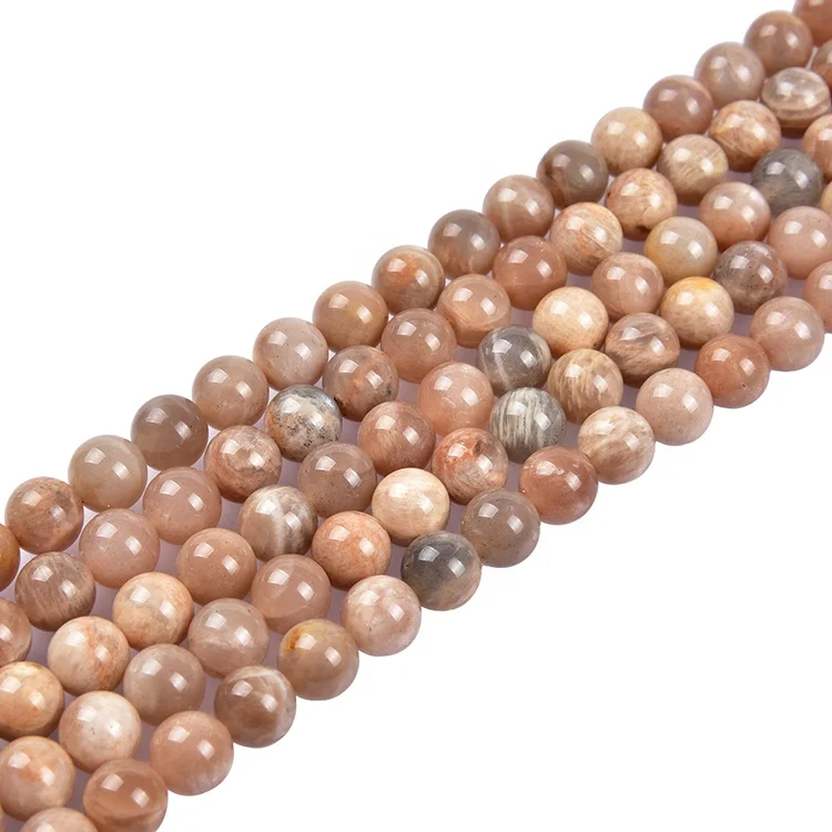 

Natural Round Beads Sunstone Popular Smooth Sunstone Stone forJewelry Making, 100% natural color