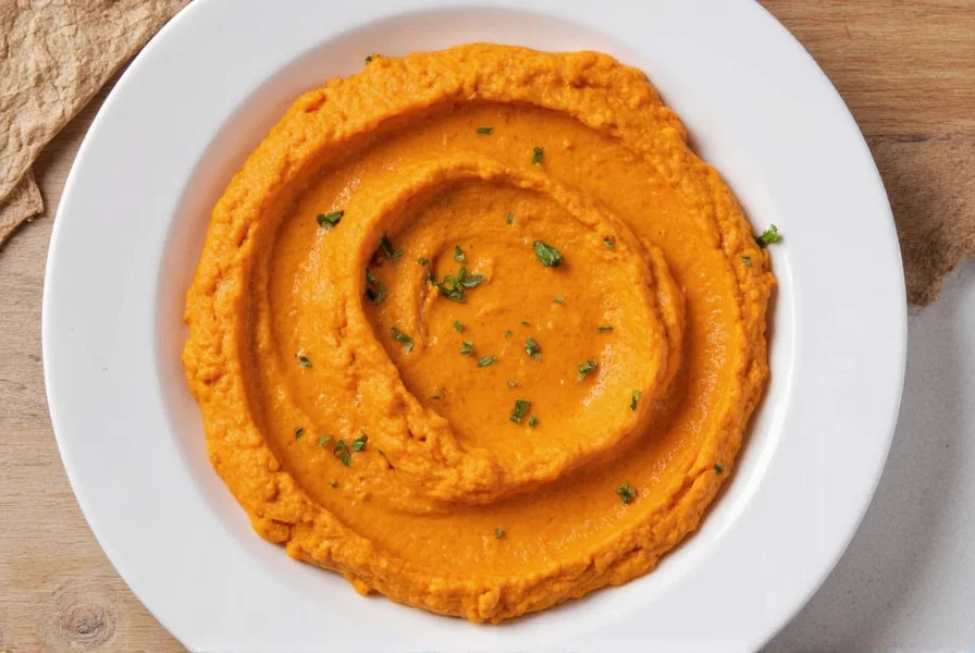 Perfect Roasted Red Pepper Hummus Recipe in 20 Minutes