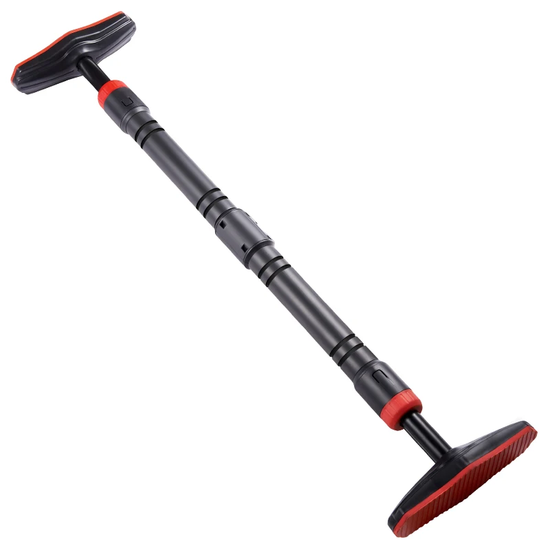 

Non-slip Pull Up Bar Chin Up Bar for Doorway with Bigger Pad, Red/black