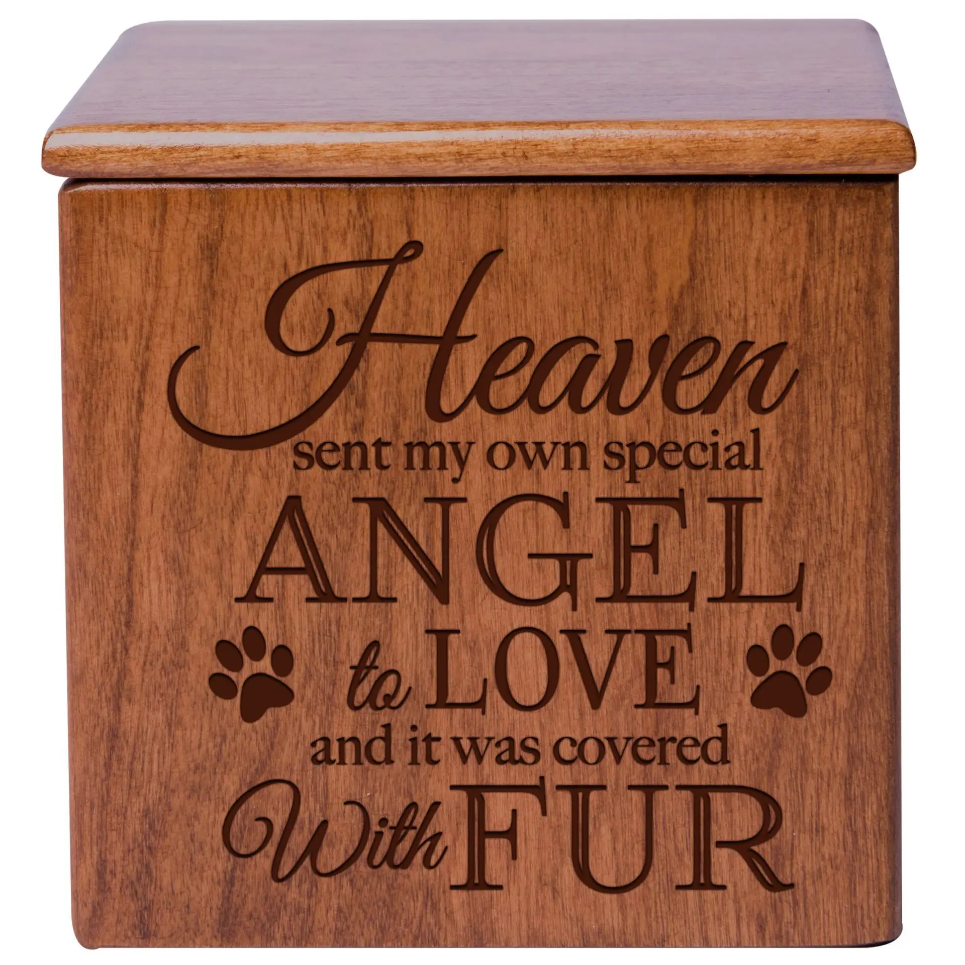 

Wooden Pet Urns Wooden Dog Pet Cremation Urns, Brown