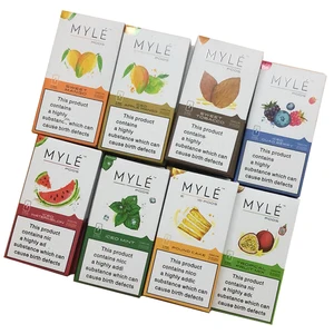 4 pcs/pack NEW MYLE Pods for MYLE Vape Starter Kit Vape Device Cartridges No Leaking Pod Myle disposable Factory Wholesale