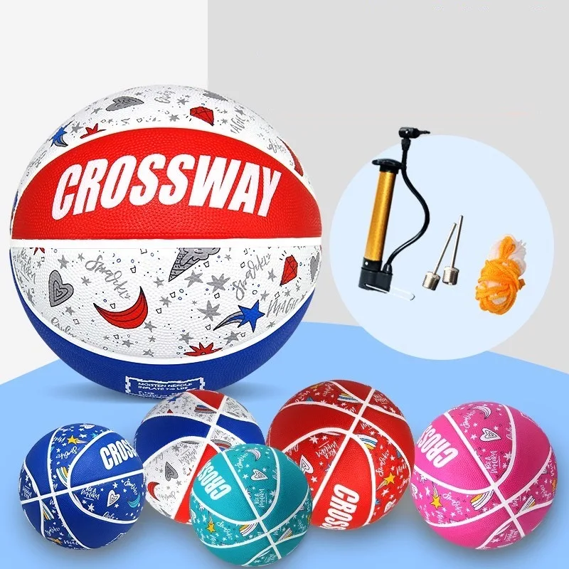 

Indoor Basquete size 5 6 7 Rubber Basketball Ball, Customize color